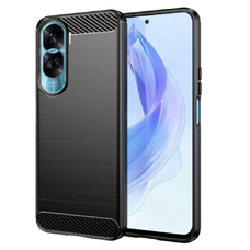 Techsuit - Uhlíkové vlákno Silikón - Honor 90 Lite - Čierne puzdro Techsuit - Uhlíkové vlákno Silikón - Honor 90 Lite - Čierne puzdro