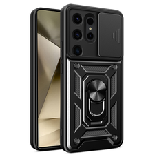  Techsuit - CamShield Sorozat - Samsung Galaxy S24 Ultra - Fekete tok