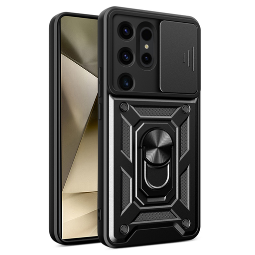 Techsuit - CamShield Sorozat - Samsung Galaxy S24 Ultra - Fekete tok Techsuit - CamShield Sorozat - Samsung Galaxy S24 Ultra - Fekete tok