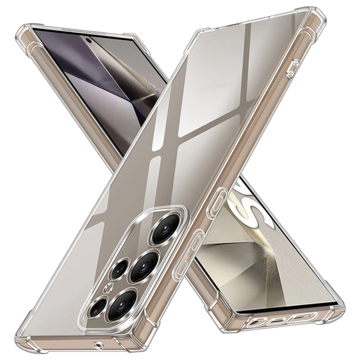Techsuit - Ütésálló átlátszó szilikon tok - Samsung Galaxy S24 Ultra - Átlátszó Techsuit - Ütésálló átlátszó szilikon tok - Samsung Galaxy S24 Ultra - Átlátszó