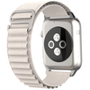  Techsuit - Óraszíj (W037) - Apple Watch 1/2/3/4/5/6/7/8/9/10/SE/SE 2/Ultra/Ultra 2 (42/44/45/46/49mm) - Csillagfehér - 1. kép