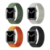  Techsuit - Óraszíj (W037) - Apple Watch 1/2/3/4/5/6/7/8/9/10/SE/SE 2/Ultra/Ultra 2 (42/44/45/46/49mm) - Csillagfehér - 3. kép