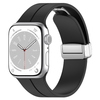  Techsuit - Óraszíj (W011) - Apple Watch 1/2/3/4/5/6/7/8/9/10/SE/SE 2/Ultra/Ultra 2 (42/44/45/46/49mm) - Fekete - 0. kép