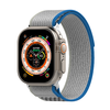  Techsuit - Óraszíj (W039) - Apple Watch 1/2/3/4/5/6/7/8/9/10/SE/SE 2 (38/40/41/42 mm) - Kék / Szürke - 0. kép