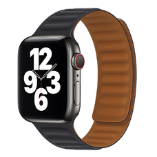  Techsuit - Óraszíj (W035) - Apple Watch 1/2/3/4/5/6/7/8/9/10/SE/SE 2 (38/40/41/42mm) - Fekete