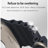  Techsuit - Óraszíj (W038) - Apple Watch 1/2/3/4/5/6/7/8/9/10/SE/SE 2 (38/40/41/42mm) - Narancssárga - 4. kép