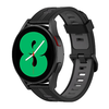  Techsuit - Óraszíj 20mm (W002) - Samsung Galaxy Watch 4/5/Active 2, Huawei Watch GT 3 (42mm)/GT 3 Pro (43mm) - Fekete - 1. kép