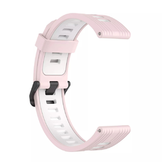  Techsuit - 22 mm-es óraszíj (W002) - Huawei Watch GT 2 (46mm)/GT 2 Pro/GT 3 Pro (46mm)/Ultimate, Xiaomi Watch S1 - Rózsaszín