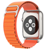  Techsuit - Óraszíj (W037) - Apple Watch 1/2/3/4/5/6/7/8/9/10/SE/SE 2 (38/40/41/42mm) - Narancssárga - 3. kép