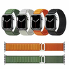  Techsuit - Óraszíj (W037) - Apple Watch 1/2/3/4/5/6/7/8/9/10/SE/SE 2 (38/40/41/42mm) - Katonai zöld - 4. kép
