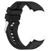  Techsuit - 20 mm-es óraszíj (W026) - Samsung Galaxy Watch 4/5/Active 2, Huawei Watch GT 3 (42mm)/GT 3 Pro (43mm) - Fekete - 2. kép