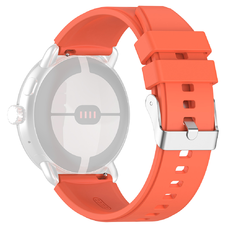  Techsuit - 20 mm-es óraszíj (W026) - Samsung Galaxy Watch 4/5/Active 2, Huawei Watch GT 3 (42 mm)/GT 3 Pro (43 mm) - Narancssárga