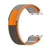  Techsuit - Óraszíj (W039) - Apple Watch 1/2/3/4/5/6/7/8/9/10/SE/SE 2 (38/40/41/42mm) - Zöld / Narancs - 0. kép