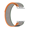  Techsuit - Óraszíj (W039) - Apple Watch 1/2/3/4/5/6/7/8/9/10/SE/SE 2 (38/40/41/42mm) - Zöld / Narancs - 1. kép