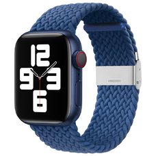  Techsuit - Óraszíj (W032) - Apple Watch 1/2/3/4/5/6/7/8/9/10/SE/SE 2 (38/40/41/42mm) - Atlanti Kék