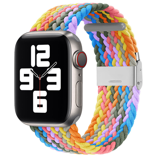  Techsuit - Óraszíj (W032) - Apple Watch 1/2/3/4/5/6/7/8/9/10/SE/SE 2 (38/40/41/42mm) - Szívverés Lila