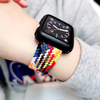  Techsuit - Óraszíj (W032) - Apple Watch 1/2/3/4/5/6/7/8/9/10/SE/SE 2 (38/40/41/42mm) - Szívverés Lila - 1. kép