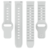  Techsuit - 20mm-es óraszíj (W050) - Samsung Galaxy Watch 4/5/Active 2, Huawei Watch GT 3 (42mm)/GT 3 Pro (43mm) - Szürke - 0. kép