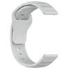  Techsuit - 20mm-es óraszíj (W050) - Samsung Galaxy Watch 4/5/Active 2, Huawei Watch GT 3 (42mm)/GT 3 Pro (43mm) - Szürke - 1. kép