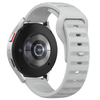  Techsuit - 20mm-es óraszíj (W050) - Samsung Galaxy Watch 4/5/Active 2, Huawei Watch GT 3 (42mm)/GT 3 Pro (43mm) - Szürke - 2. kép