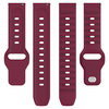  Techsuit - Óraszíj 20mm (W050) - Samsung Galaxy Watch 4/5/Active 2, Huawei Watch GT 3 (42mm)/GT 3 Pro (43mm) - Bordeaux - 0. kép