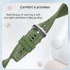  Techsuit - Óraszíj 32mm (W051) - Apple Watch 1/2/3/4/5/6/7/8/9/10/SE/SE 2 (38/40/41/42mm) - Fekete - 3. kép