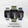 Techsuit - 32 mm-es óraszíj (W051) - Apple Watch 1/2/3/4/5/6/7/8/9/10/SE/SE 2 (38/40/41/42 mm) - Szürke - 2. kép