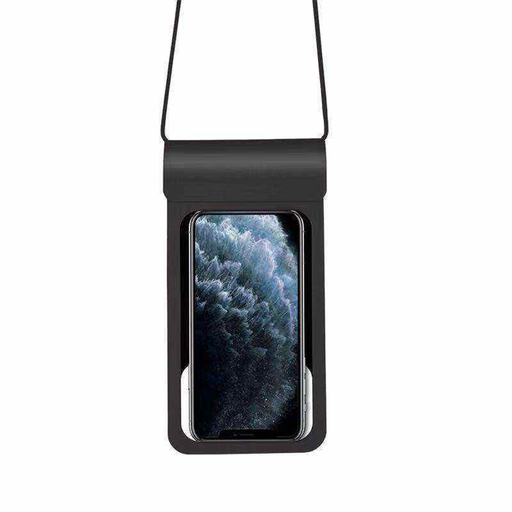 Techsuit - Vízálló tok (TWC1) - 6,8 hüvelyk méretű telefonokhoz, IPX8, 30m - Fekete Techsuit - Vízálló tok (TWC1) - 6,8 hüvelyk méretű telefonokhoz, IPX8, 30m - Fekete