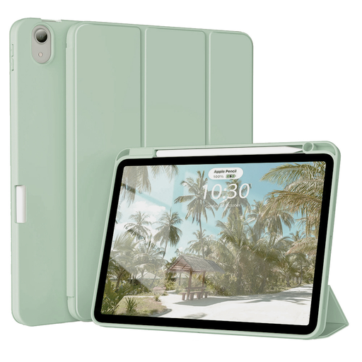 Techsuit - Flex Trifold (ceruzatartóval) - iPad Air 4 (2020) / Air 5 (2022) - Matcha zöld tok Techsuit - Flex Trifold (ceruzatartóval) - iPad Air 4 (2020) / Air 5 (2022) - Matcha zöld tok