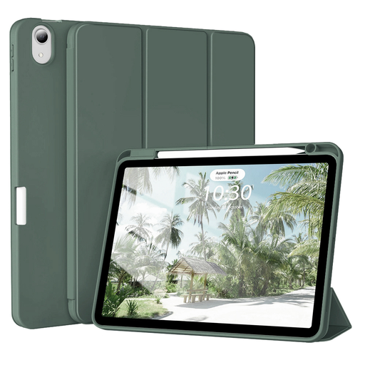 Techsuit - Flex Trifold (Ceruzatartóval) - iPad Air 4 (2020) / Air 5 (2022) - Zöld tok Techsuit - Flex Trifold (Ceruzatartóval) - iPad Air 4 (2020) / Air 5 (2022) - Zöld tok