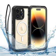  ShellBox - Vízálló IP68 tok - iPhone 14 Pro - Fekete