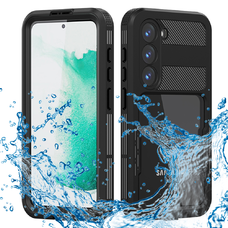  ShellBox - Vízálló IP68 Tok - Samsung Galaxy S23 - Fekete tok