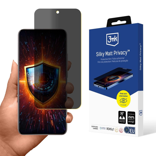 3mk Silky Matt Privacy fliptok Oppo Reno 13 üvegfólia 3mk Silky Matt Privacy fliptok Oppo Reno 13 üvegfólia