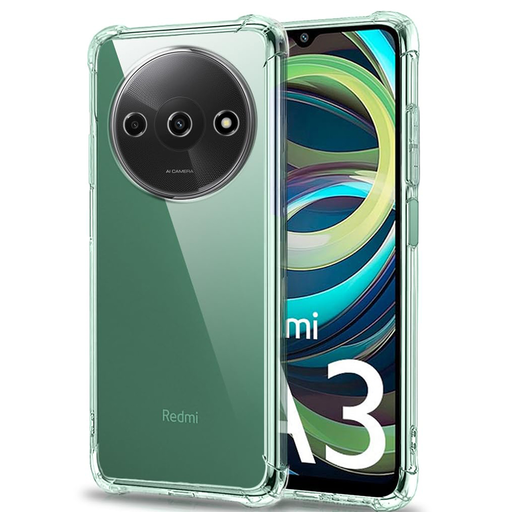 Techsuit - Ütésálló Átlátszó Szilikon - Xiaomi Redmi A3 - Átlátszó tok Techsuit - Ütésálló Átlátszó Szilikon - Xiaomi Redmi A3 - Átlátszó tok