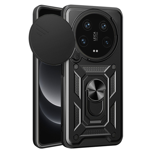 Techsuit - CamShield sorozat - Xiaomi 14 Ultra - Fekete tok Techsuit - CamShield sorozat - Xiaomi 14 Ultra - Fekete tok