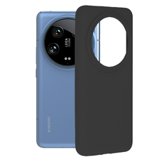  Techsuit - Puhaszélű Szilikon - Xiaomi 14 Ultra - Fekete tok