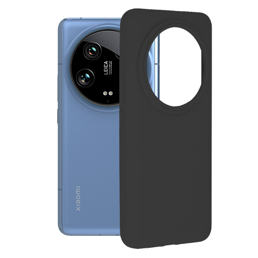 Techsuit - Puhaszélű Szilikon - Xiaomi 14 Ultra - Fekete tok Techsuit - Puhaszélű Szilikon - Xiaomi 14 Ultra - Fekete tok