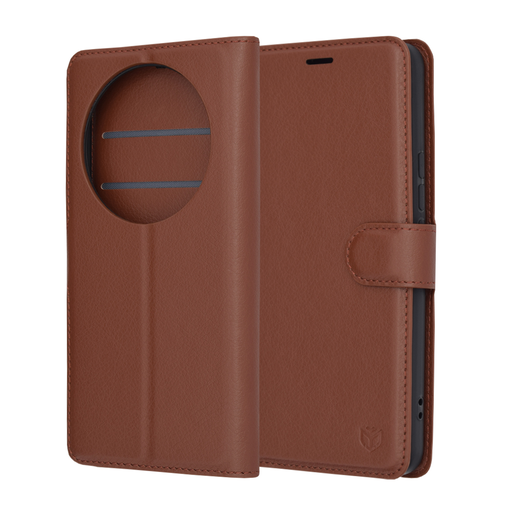 Techsuit - Bőr Tok - Xiaomi 14 Ultra - Barna tok Techsuit - Bőr Tok - Xiaomi 14 Ultra - Barna tok