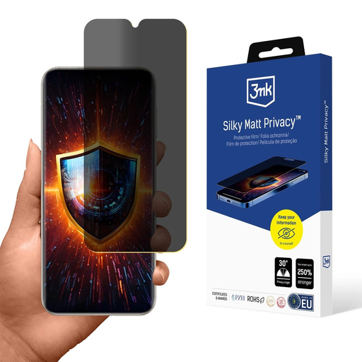 Matt privátvédő fólia 3mk Silky Matt Privacy Huawei Pura 70 Ultra üvegfólia Matt privátvédő fólia 3mk Silky Matt Privacy Huawei Pura 70 Ultra üvegfólia