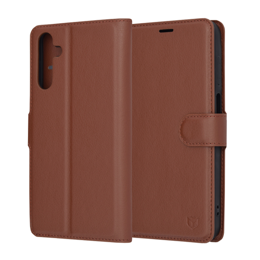 Techsuit - Bőrborító - Samsung Galaxy A15 4G / A15 5G - Barna tok Techsuit - Bőrborító - Samsung Galaxy A15 4G / A15 5G - Barna tok