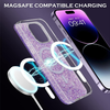  Techsuit - Csillogó Glitter MagSafe - iPhone 14 Pro - Kék tok - 3. kép