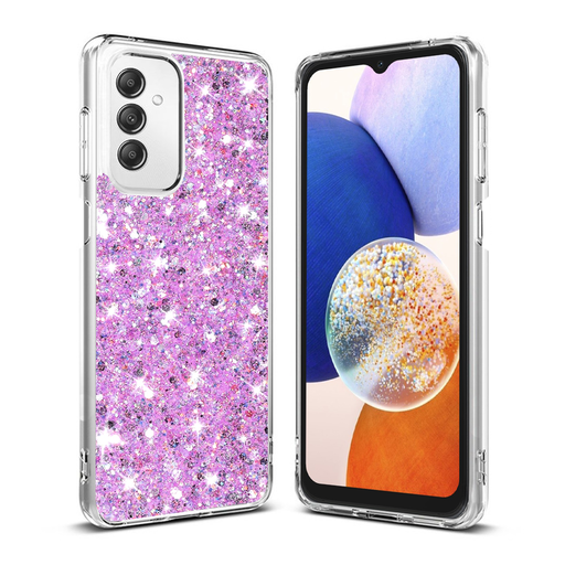  Techsuit - Csillogó Glitter - Samsung Galaxy A14 4G / A14 5G - Magenta tok