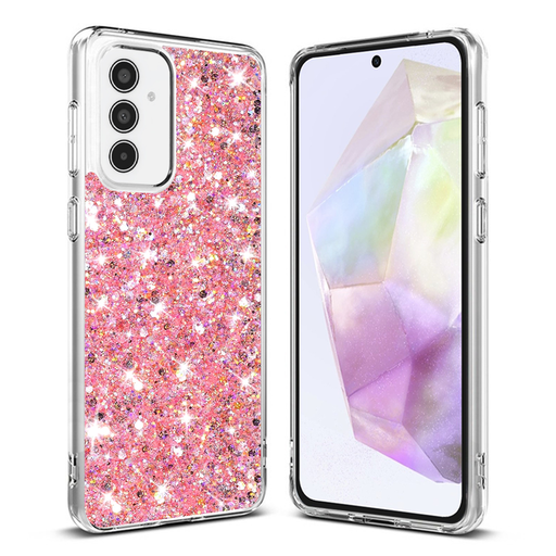  Techsuit - Csillogó Glitter - Samsung Galaxy A35 5G - Rózsaszín tok