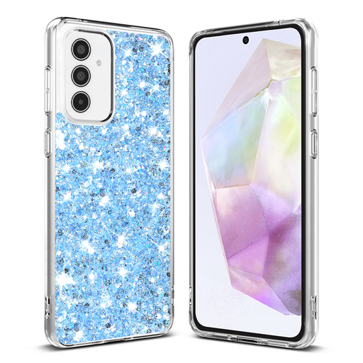  Techsuit - Csillogó Glitter - Samsung Galaxy A35 5G - Kék tok