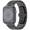  Techsuit - 32mm-es Óraszíj (W052) - Apple Watch 1/2/3/4/5/6/7/8/9/10/SE/SE 2 (38/40/41/42mm) - Fekete - 0. kép