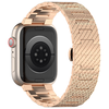  Techsuit - 35mm-es óraszíj (W052) - Apple Watch 1/2/3/4/5/6/7/8/9/10/SE/SE 2/Ultra/Ultra 2 (42/44/45/46/49mm) - Rózsaarany - 1. kép