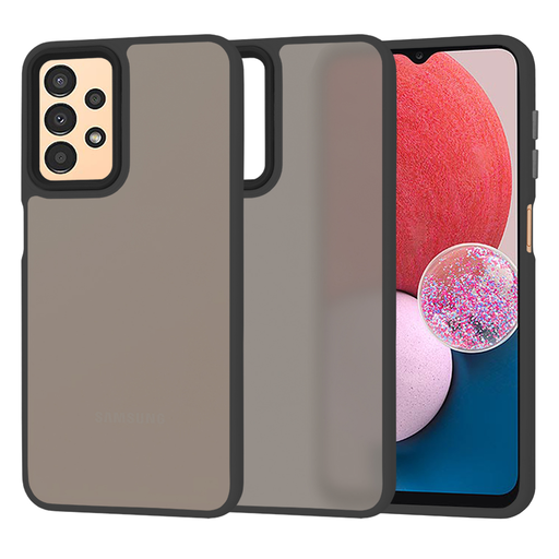 Techsuit - HaloFrost Sorozat - Samsung Galaxy A13 4G / A13 5G / A04S - Fekete tok Techsuit - HaloFrost Sorozat - Samsung Galaxy A13 4G / A13 5G / A04S - Fekete tok