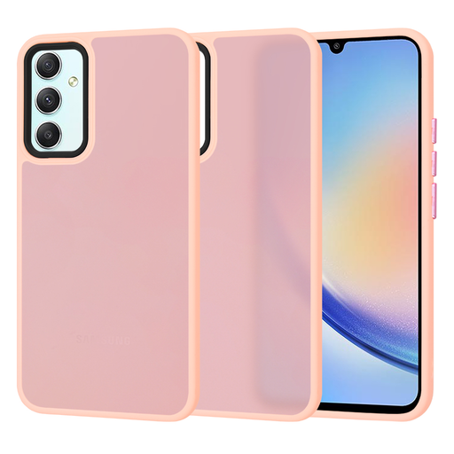 Techsuit - HaloFrost sorozat - Samsung Galaxy A34 5G - Rózsaszín tok Techsuit - HaloFrost sorozat - Samsung Galaxy A34 5G - Rózsaszín tok