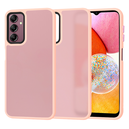 Techsuit - HaloFrost Sorozat - Samsung Galaxy A14 4G / A14 5G - Rózsaszín tok Techsuit - HaloFrost Sorozat - Samsung Galaxy A14 4G / A14 5G - Rózsaszín tok