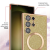  Techsuit - Luxus Glitter MagSafe - Samsung Galaxy S23 FE - Fekete tok - 3. kép